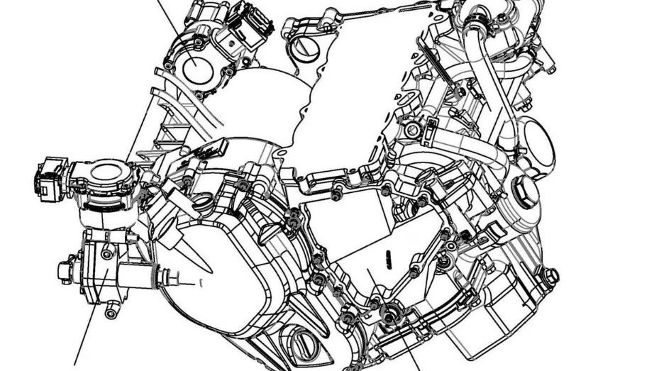 QJMotor three-cylinder engine patent